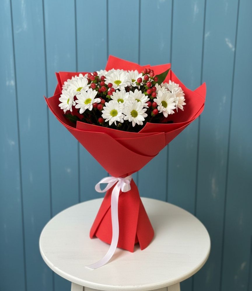 Букет цветов из: Хризантемы в Холме