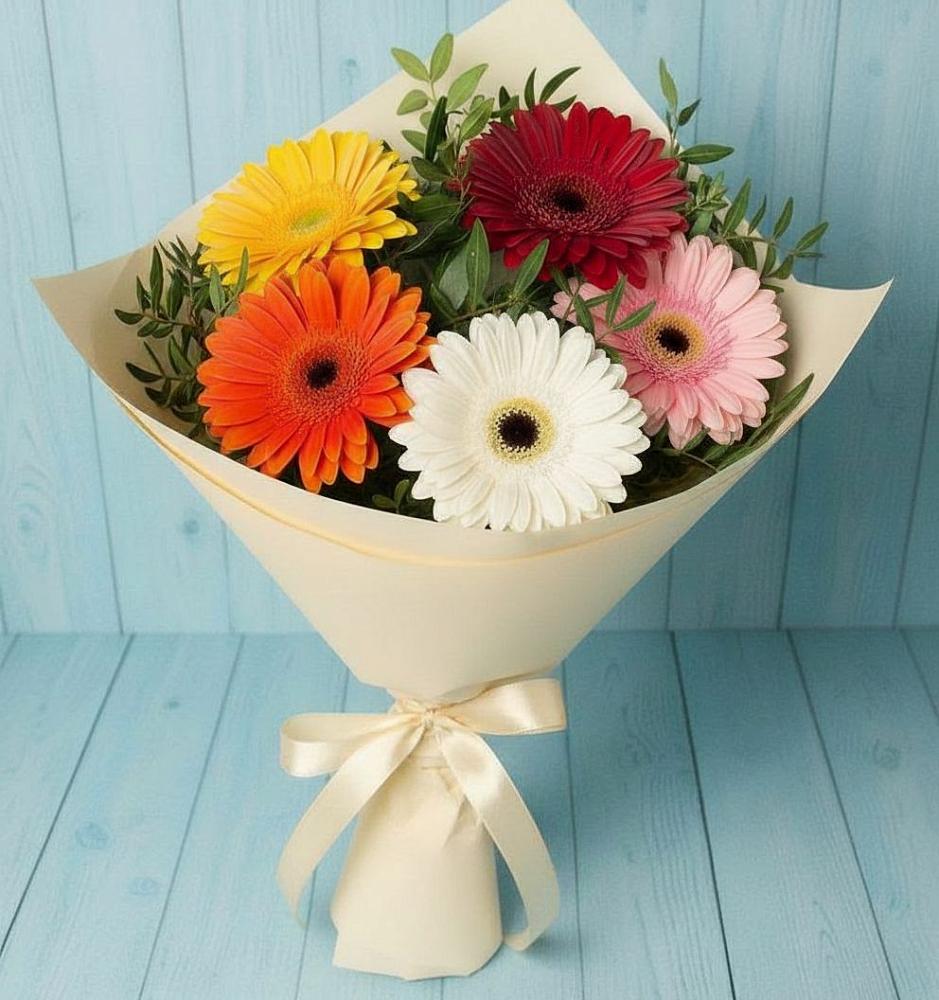 Букет цветов из: Герберы в Холме