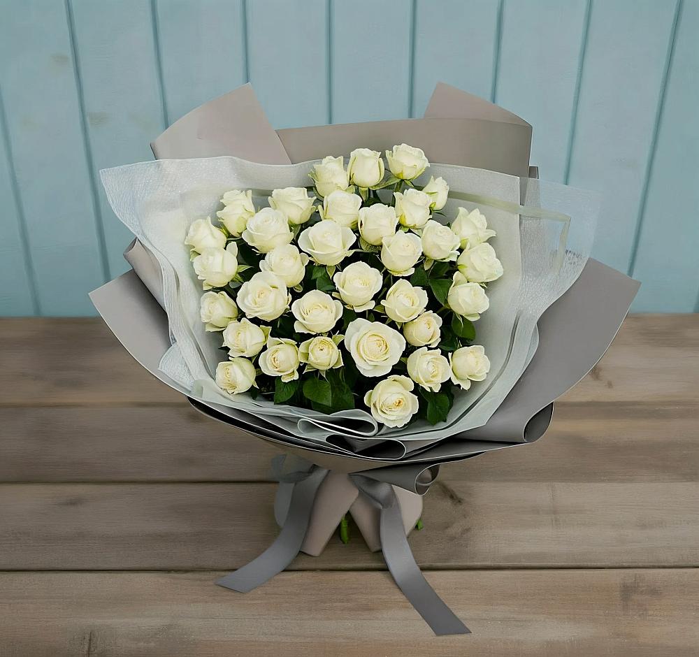 Букет Белоснежная нежность в Холме
