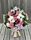 Букет цветов из: Альстромерии, Гвоздики, Розы и Хризантемы в Холме