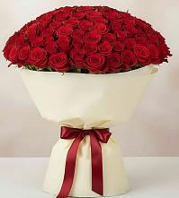 Букет 101 Красная роза Милано в Холме