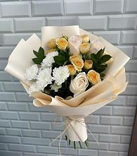 Букет цветов из:  Розы и Хризантемы в Холме
