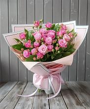 Букет Розовый кустик в Холме