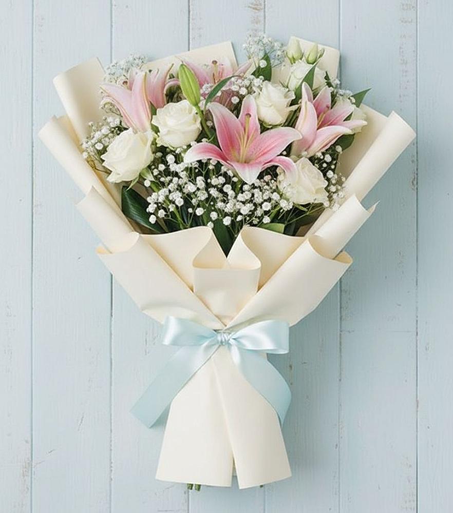 Букет цветов из: Лилии в Холме