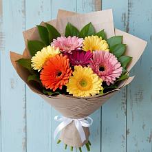 Букет цветов из:  Герберы #REPLACE_PRED# Холме
