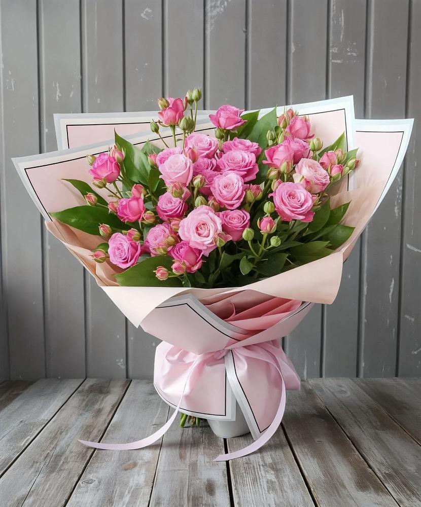 Букет Розовый кустик в Холме