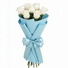 Букет 7 белых роз Проуд #REPLACE_PRED# Холме