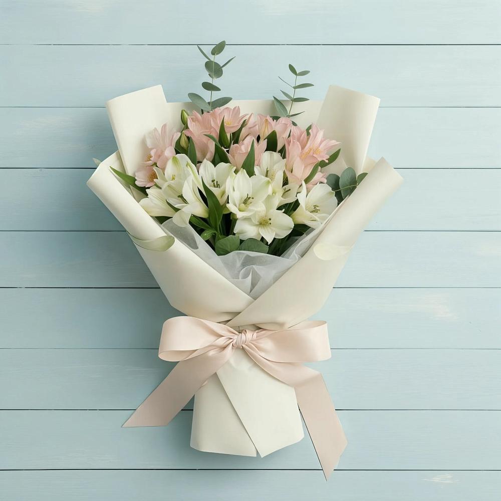 Букет цветов из: Альстромерии в Холме