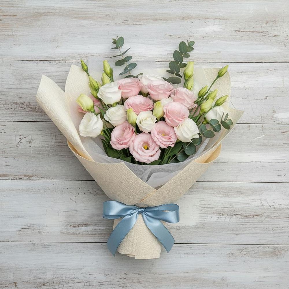 Букет цветов из: Лизиантусы в Холме